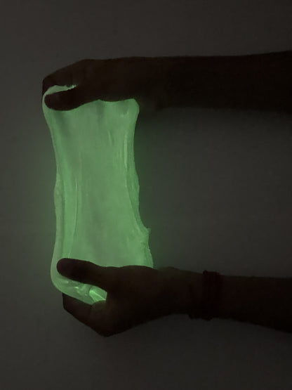 Night Glow Slime – Light-Activated Glow in the Dark (Free Activator Spray)